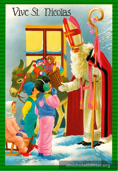 St. Nicholas Day parade in the United States showcasing French cultural traditions.